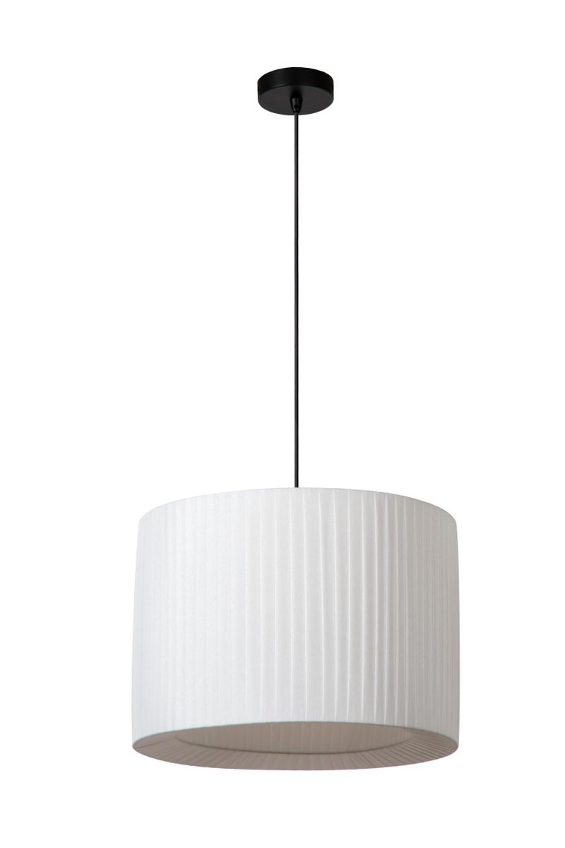 Lucide FOLD - Závesné svietidlo - Ø 40 cm - 1xE27 - Biele